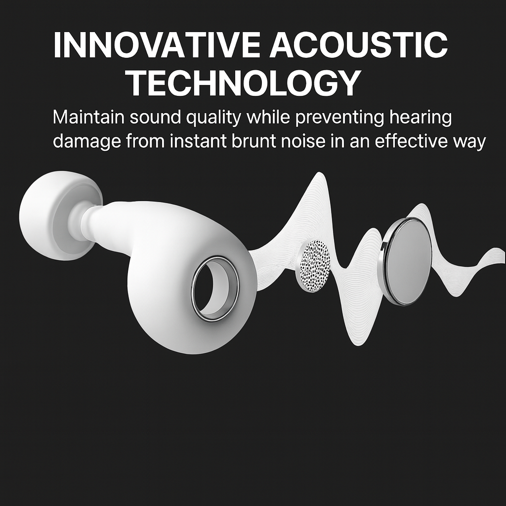 SSILENCE – Royal Navy Noise-Cancelling Earplugs for Sleep & Focus