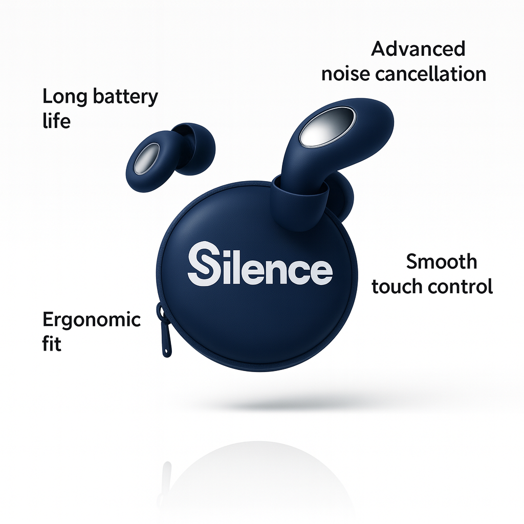 SSILENCE – Royal Navy Noise-Cancelling Earplugs for Sleep & Focus