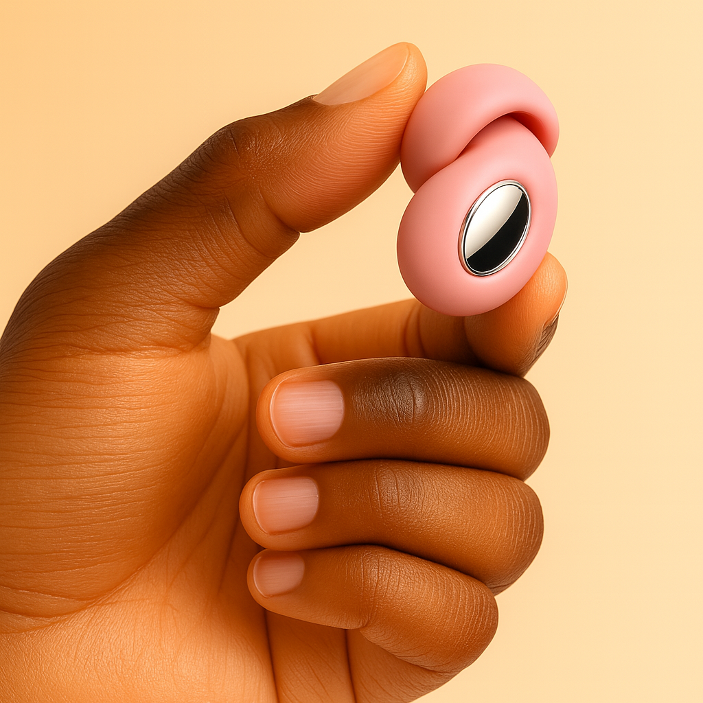 SSILENCE – Blush Pink Noise-Cancelling Earplugs for Sleep & Focus