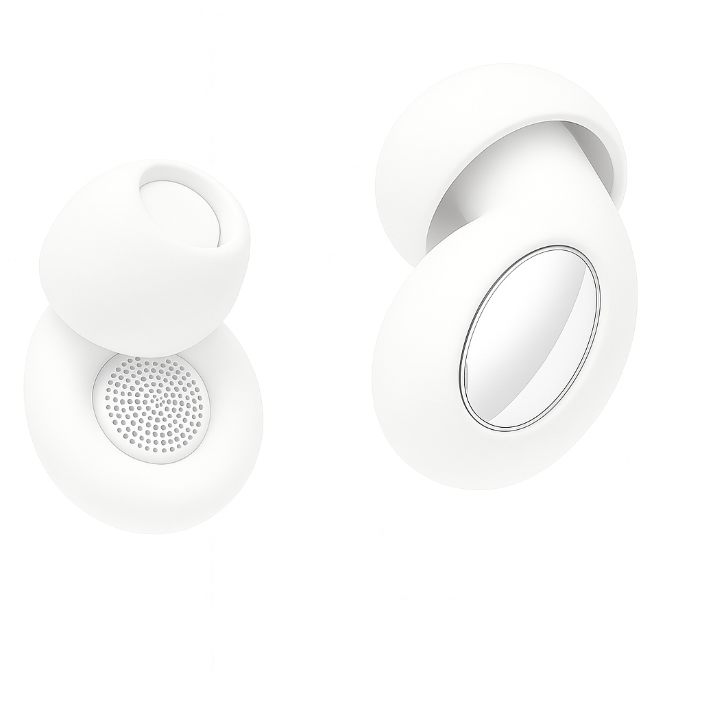 SSILENCE – Serene White Noise-Cancelling Earplugs for Sleep & Focus