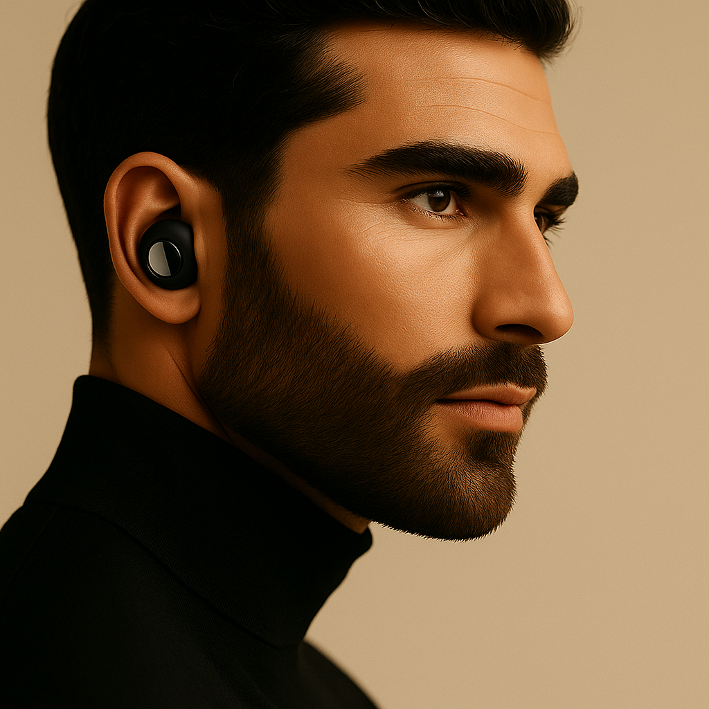 SSILENCE – Jet Black Noise-Cancelling Earplugs for Sleep & Focus